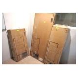 L-Shape Desk w/Hutch Top, In Box