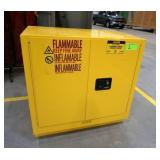 ULine Flammable Liquid Storage Cabinet #H-4177M-Y