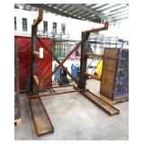 Shop Built Material Rack, Approx. 69" x 84" x 84"H