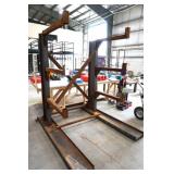 Shop Built Material Rack, Approx. 69" x 84" x 84"H