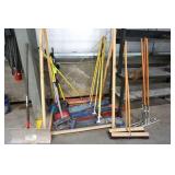 Shop Brooms, Squeegees, Dust Pans, As Shown