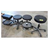 (4) Mechanic Stools