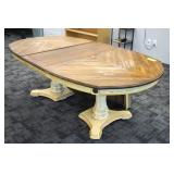 Dining Room Table, 2 Pedestal, Approx. 44"W x 84"L