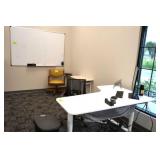 Computer Desk, Chair, 32" Omen Monitor, Table,