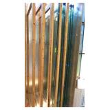 (9) Shower Glasses Approx. 32"W x 84"H