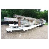 Yard Trailer, Not Titled, No Lights, Pintle Hitch,