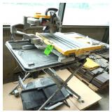DeWalt Wet Tile Saw w/Stand, No Model #
