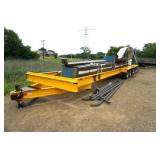 Yard Trailer, Not titled, No Lights, Pintle Hitch,