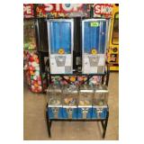 Oak 5-Way Gumball & Capsule Vending Machine