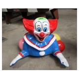 Bozo the Clown Kiddie Ride Figure, Approx. 18"H