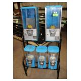 Oak 5-Way Capsule Vending Machine w/Stand