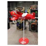 Antique Pedal Airplane, Refurbished, w/Coca Cola