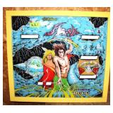 Flash Overhead Game Glass Insert Circa 1979