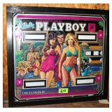 Playboy Overhead Game Glass Insert Circa 1978