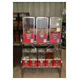 Oak 8-Way Gumball/Capsule Vending Machine