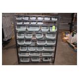 Rack w/32 Parts Bins
