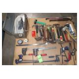 Hammers, Clamps, Misc. Tools As Shown