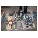 6" Swivel Vise, 8" Bench Grinder, Air Circulators