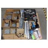 Pallet w/ Pop Rivet Guns, Rivets with