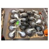 Pallet of 10" Soft Rubber Wheels (As Shown)