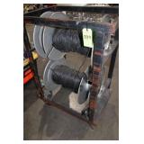 Wire Rack on Casters w/Coax Wire