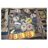 Pallet of (16) Truck Straps 4"