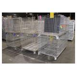 (6) Wire Baskets 72" x 40" x 36"