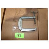 Pallet of 3" and 4" C-Clamps (As Shown)