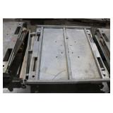 (2) 48"x40" Steel Base Plates for 12" or 20" Truss
