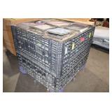 Bin with Wood Pads (As Shown)