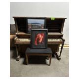 Old Upright Piano Used in the Willie Nelson Movie