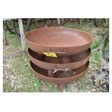 (3) Steel Fire Bowls 24" Dia., Retail $260 Each