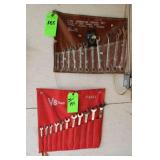 (2) 11-Piece Combination Wrench Sets 1/4" to 7/8"