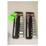(2) Vulcan 1/2" Socket Sets 3/8" to 1"