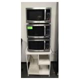 (3) Toshiba Microwaves, (2) Keurig Coffee Maker,