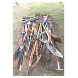 Lot of Assort. Landscaping Tools, As Shown