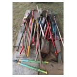 Lot of Assort. Landscaping Tools, As Shown