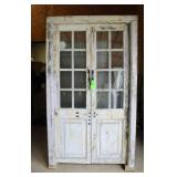 Vintage Door & Frame, Approx. 47"W x 82"H