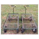 (2) Plant Carts Approx. 38"L x 20"W