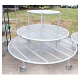 3-Tier Rolling Plant Stand, Approx 7