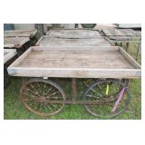 (3) Rustic Rolling Plant Stands,