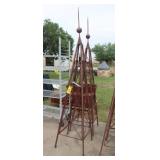 (2) Metal Garden Trellises, Approx. 94"H