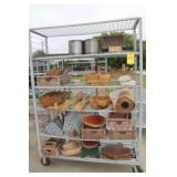 Rolling Plant Rack with Contents, As Shown;