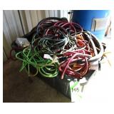 Tub of Assort Extension Cords As Shown