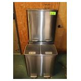 (5) Combo Trash/Recycle Containers