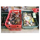 Lot of Sockets, Tacks, Staples As Shown