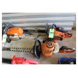 Echo 18" Chainsaw, Echo 18" Hedge Trimmer