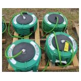 (4) MacNaught Retracta Hose Reels, 1/2" Hose