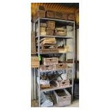 Contents of Shelf; Assort. Rustic Boxes, Trays and