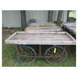 (3) Rustic Rolling Plant Stands,